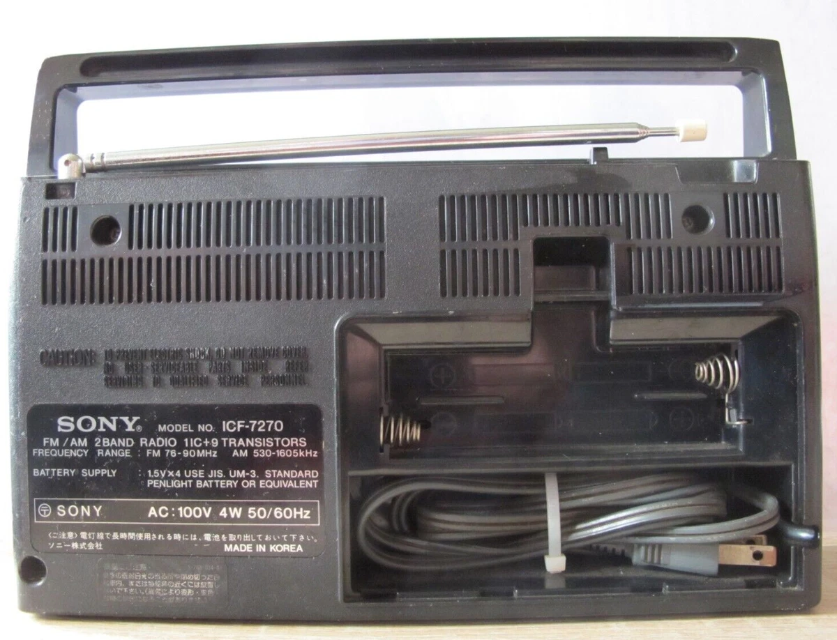 Sony Radio ICF-7270 for parts or repair