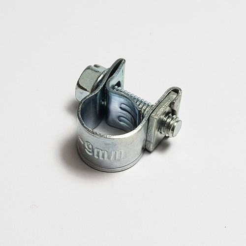 Mini Fuel Line Jubilee Equiv Hose Clip Zinc Clamp Diesel Petrol Pipe Small - Picture 3 of 11