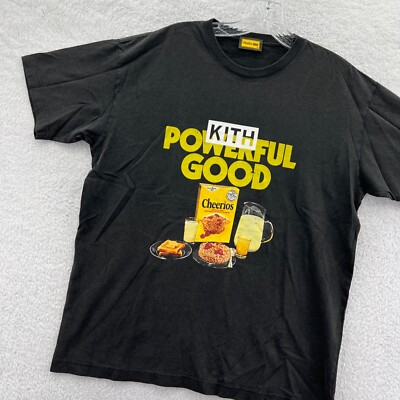 New Kith Treats Cheerios Powerful Good Shirt Mens XS Black Relaxed  