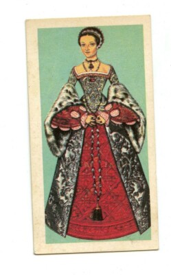 Brooke Bond Tea Card British Costume Collectable #11 Lady's Formal 1545 (1)