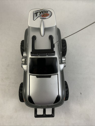 Tyco RC Real Key Silver Truck 1999 Mattel Wheels Working - Bild 11 von 22