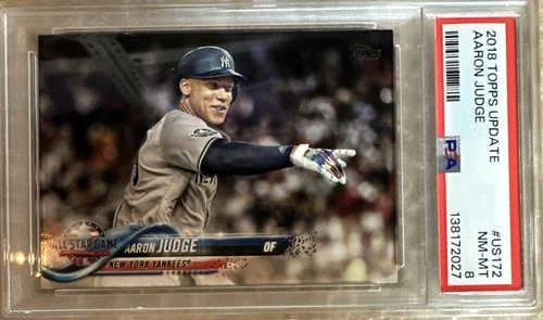 2018 Topps Update Aaron Judge PSA 8 Near Mint- Mint #US172 New York Yankees