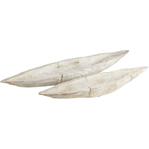 Cyan Design 11335 Navarro Whitewashed Tray, Small - Picture 3 of 7