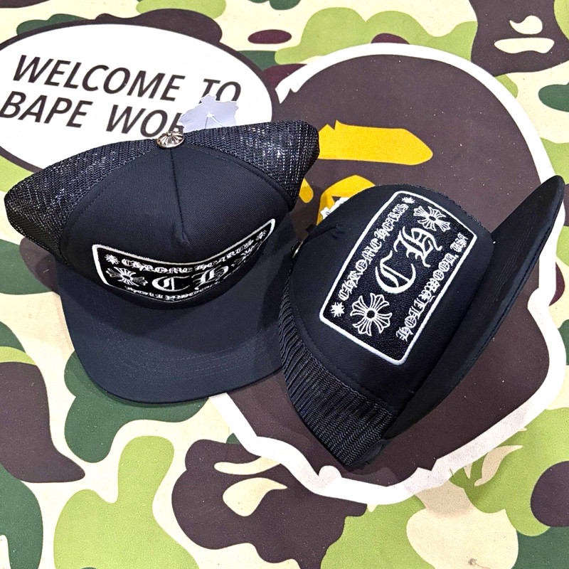 Cross Black Trucker Hat Mesh Back One Size Men's Casual