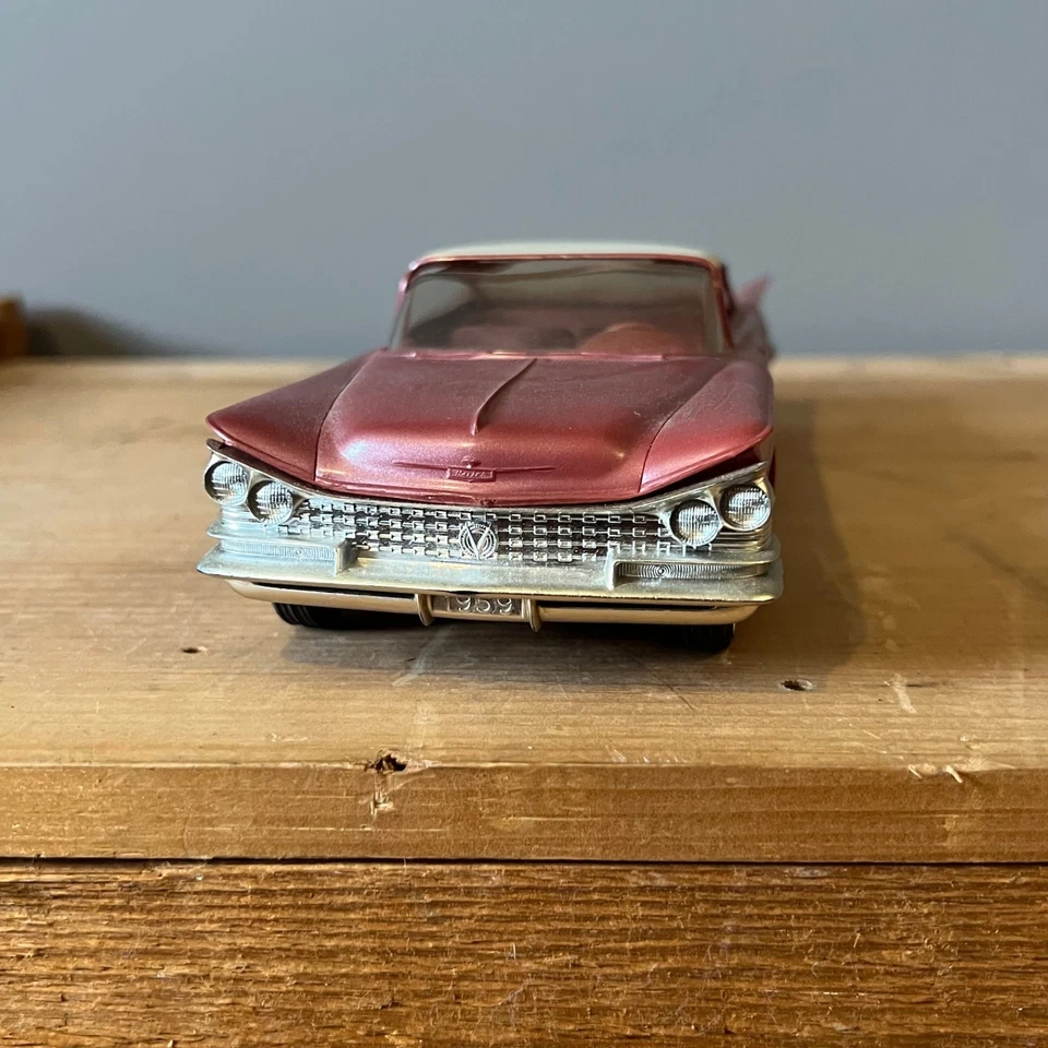 1959 Buick Invicta Vintage Plastic Pink Dealer Promo Model Car - Image 2 of 4