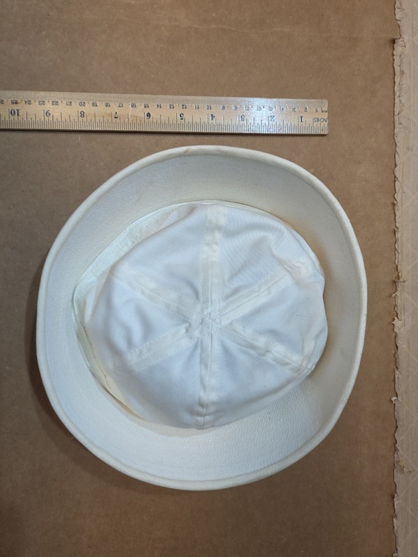 Vintage Navy Dixie cup cap, cotton twill,  tag says " 6028-88"  ,   7  1/4 size
