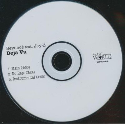 Beyonce Feat. Jay-Z: Deja Vu 3-Track PROMO MUSIC CD R&B hip hop Destiny s Child