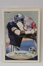 1990 Fleer - Jim Jeffcoat #390