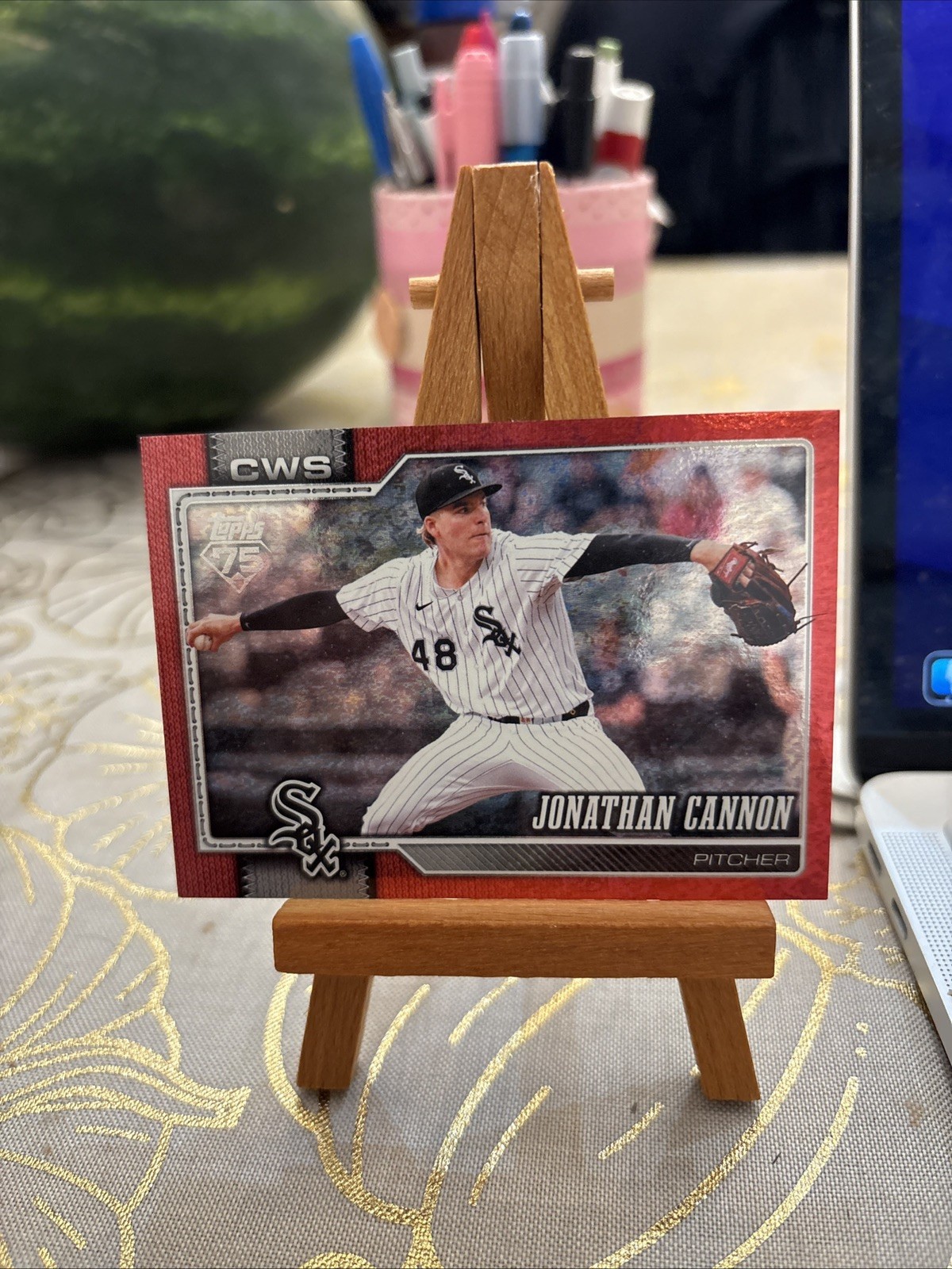 2026 Topps Series 2 - #648 Jonathan Cannon - RED / 3/5: 2026 - Chicago White Sox