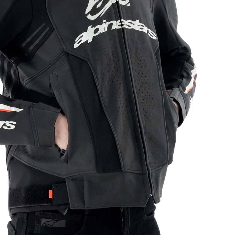 Alpinestars Missile V3 Ignition Leather Black White, photo 7 of 14