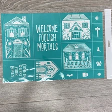 Chalk Couture Transfer Haunted Houses Halloween Size C 18 x 12"