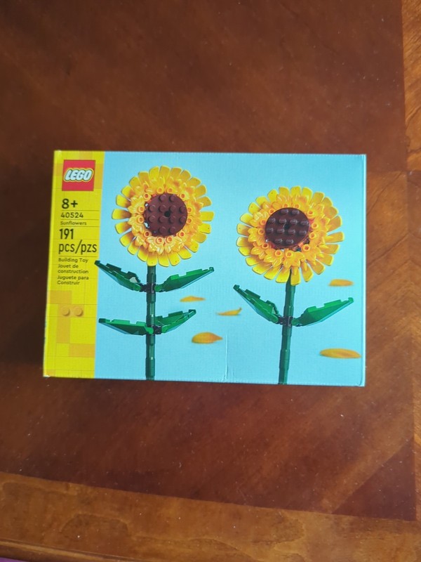 New LEGO 40524 Building Toy Sunflower Botanical Bouquet 191 Pcs For 8+