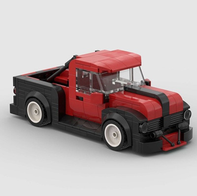 Custom MOC Lego Ford F150 F100 Street truck lowered 294 Piece Building Brick Car