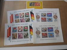 DDR Block 7 DEBRIA und Block 8/9 A/B Marx gestempelt - Marx gepr&uuml;ft BPP
