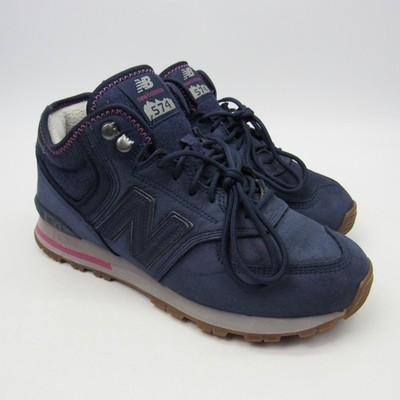 New Balance 574 Mens 9 2E Blue Gray Running Hiking Sneakers Shoes ML574RDE