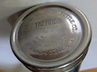 VINTAGE 1907 THERMOS BOTTLE W/CAP CORK & LEATHER CARRYING CASE #6 AMAZING COND. — photo 2