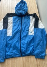 VTG 1990 Nike Full Zip Windbreaker Jacket Color Block Hooded 90s MINT Men  s Sz L