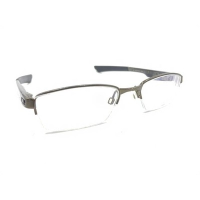 Oakley Double Tap OX3123-0251 Pewter Half Rim Eyeglasses Frames 51-18 140