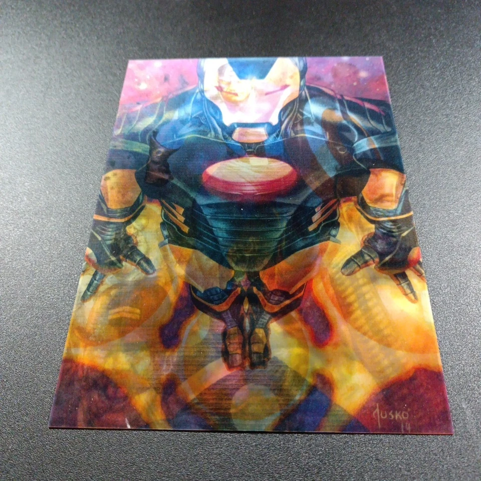 Tarjeta de gran tamaño # 1/9 Avengers Mirage Lenticular 5x7 Marvel Masterpieces XL 2023 Foto 3 de 4