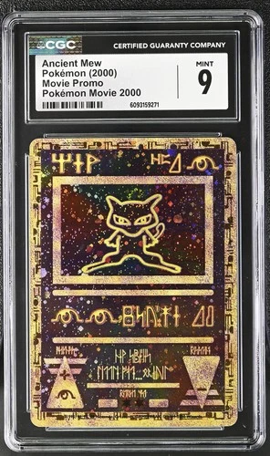SWIRL 🌀 CGC 9 Mint Ancient Mew Pokemon Movie 2000 Pokemon Movie Promo