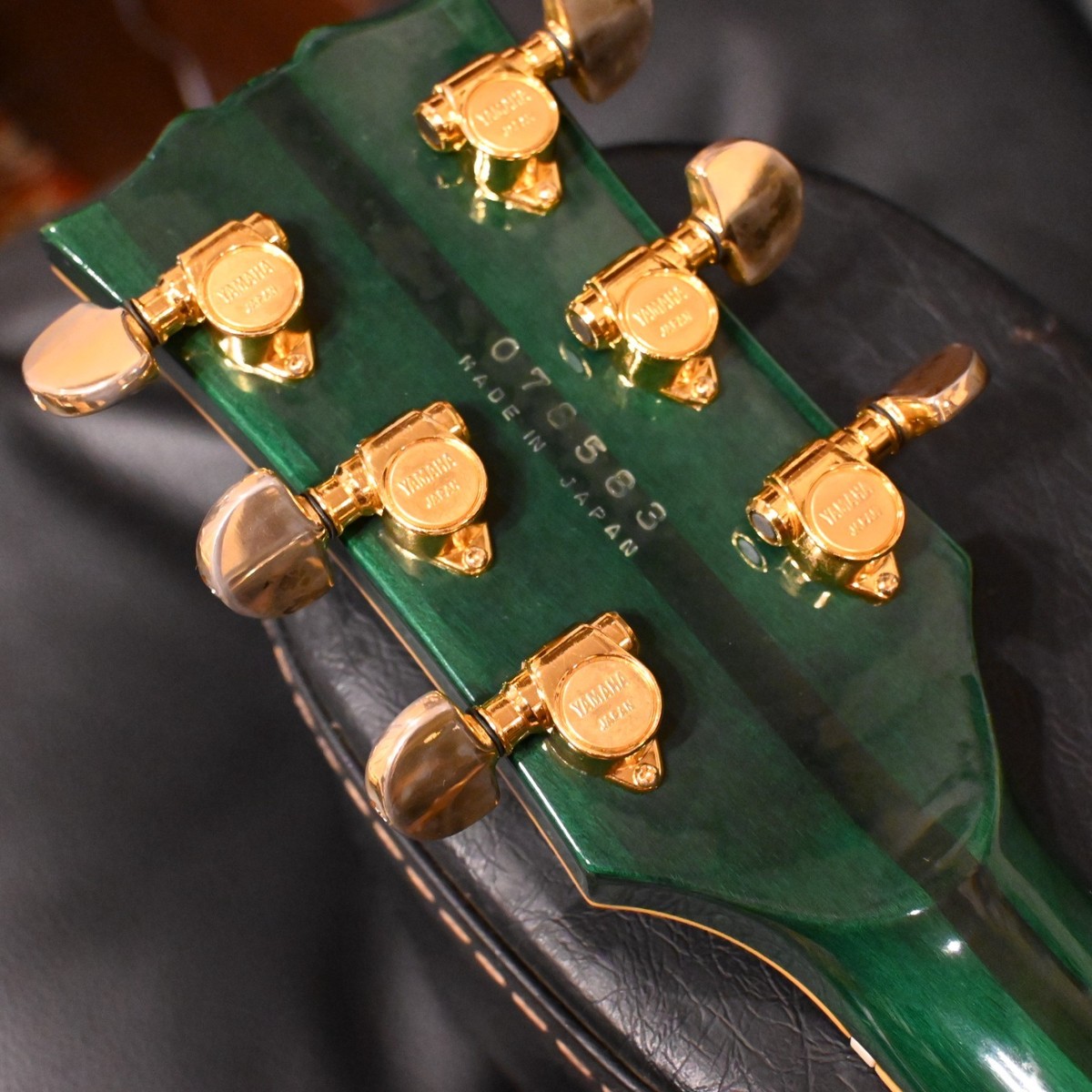 1982 Vintage YAMAHA SG1500 Jade Green + Genuine Yamaha Hard Case