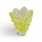 Fenton Topaz Opalescent Footed Hobnail Toothpick Holder *As Is Flawed — photo 4