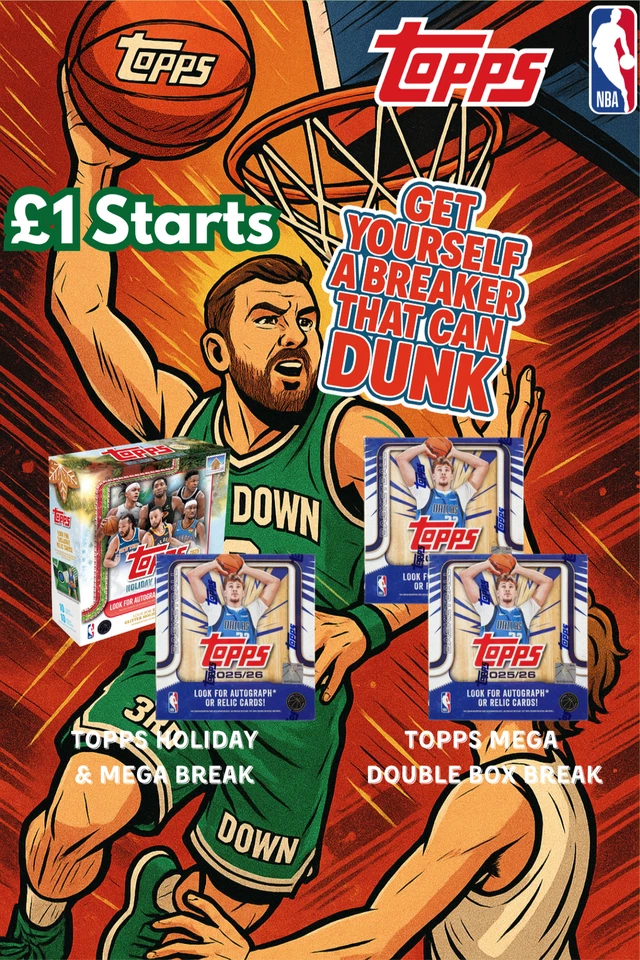 £1 Start - MEGA MONDAY TOPPS BASKETBALL BREAKS WITH JORDAN