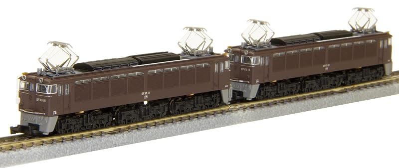 Rokuhan Z Gauge EF63 Type2 Brown Heavy Duty T038-2 Electric Locomotive Model