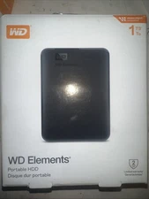 Western Digital WDBUZG0010BBK-WESN 1 TB Portable External Hard Disk - Black