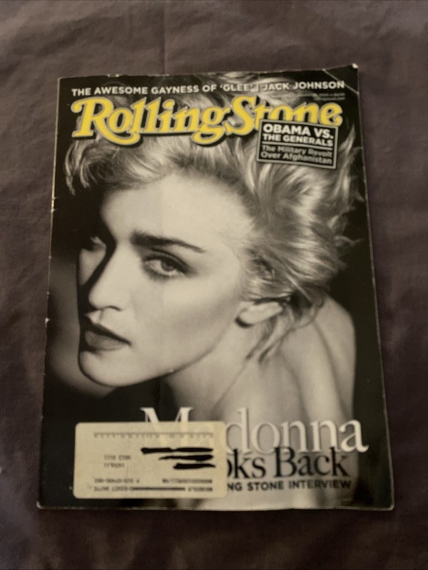 Rolling Stone Magazine MADONNA + Obama vs The Generals Issue #1090 2009