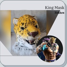 King Mask from TEKKEN Wearable CUSTOM Cosplay Or Collectable Made To Order 