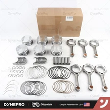 VQ35DE Engine Rebuild Kit Rods Pistons For Infiniti FX35 G35 Nissan 350Z 3.5L