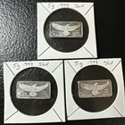 3 Beautiful 5 Gram 999 Silver Bars - Eagle Monarch Precious Metals 15 Grams