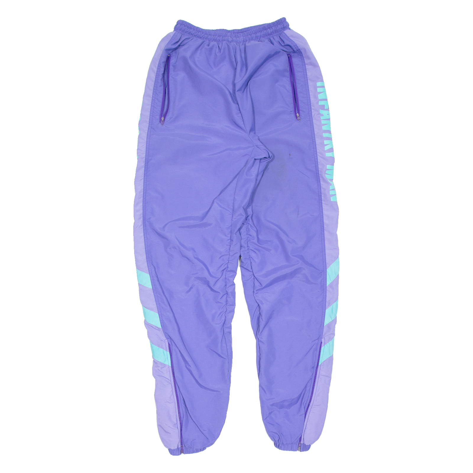 Womens Track Pants Purple Tapered S W23 L23 - Picture 1 of 6