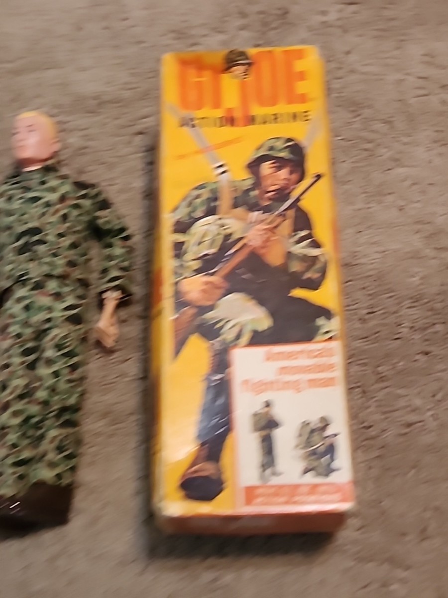 Vintage GI Joe Action Marine #7700 1964 Box Hasbro See Desc | eBay
