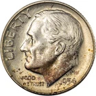 1954-S Roosevelt Dime - Nice Album Coin - GEM BU!
