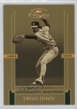 2005 Donruss Classics Legends Gold Timeless Tributes 25/50 Dennis Eckersley 0l2