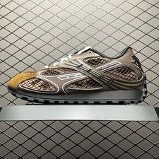 Bottega Veneta Orbit Brown Suede Mesh Sneakers Retro Runner Unisex