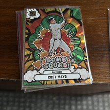 Coby Mayo Bomb Squad Green Laser 2025 Donruss #19