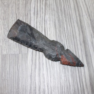 1 Stone Ornamental Tomahawk Head # 4163      Agate Jasper Ax Axe Hatchet