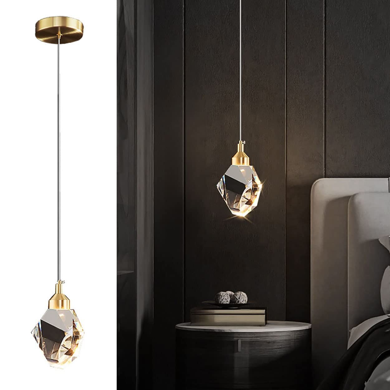 Lampadario di Lusso in Cristallo Moderno - Sospensione Design Esclusivo