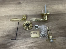 Kwikset 730TNL-3 Signature Series Tustin Privacy Door Leverset - READ -