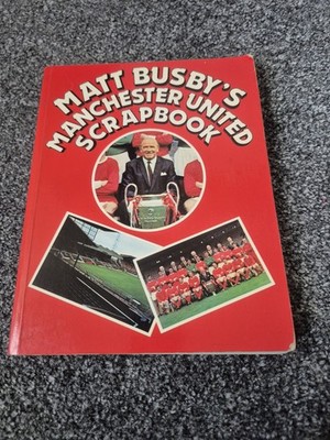 Matt Busby s Manchester United Scrapbook 1980 Book Vintage Football Anniversary