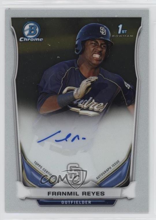 2014 Bowman Chrome Prospect Auto Franmil Reyes #BCAP-FR Auto m4h