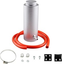 Universal 800ml Car Radiator Coolant Overflow Oil Catch Tank Cooling Silver