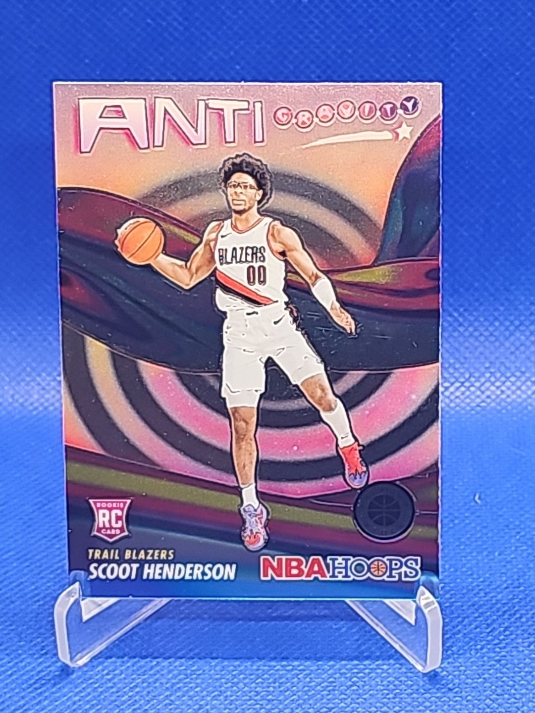 Scoot Henderson 2023-24 NBA Hoops Premium Stock Anti Gravity RC #9 Trail Blazers