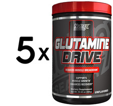 5 x Nutrex Glutamine Drive, Unflavored - 300g (59,97 EUR/kg)