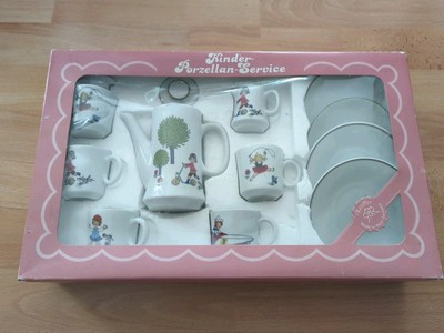 Reutter Kinderservice Porzellan Kaffeeservice Kinderland West Germany Saks Fifth