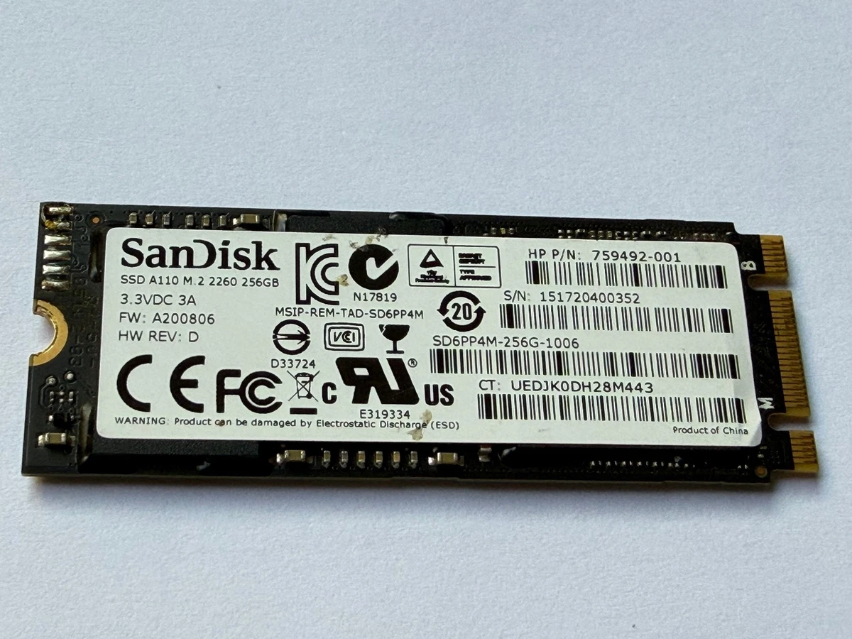 SanDisk M.2 Interface 256 GB Solid State Drives for sale | eBay