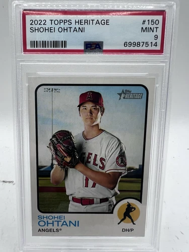 2022 Topps Heritage SHOHEI OHTANI #150 PSA 9